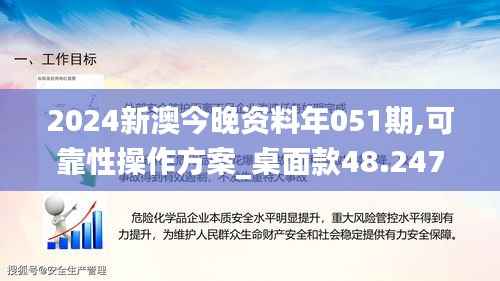 2024新澳今晚资料年051期,可靠性操作方案_桌面款48.247