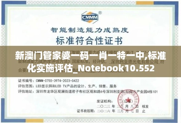 新澳门管家婆一码一肖一特一中,标准化实施评估_Notebook10.552