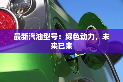 最新汽油型号:绿色动力,未来已来