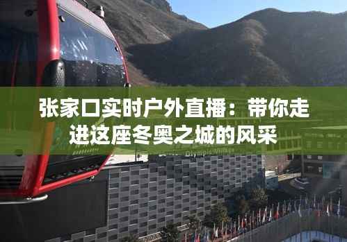 张家口实时户外直播：带你走进这座冬奥之城的风采