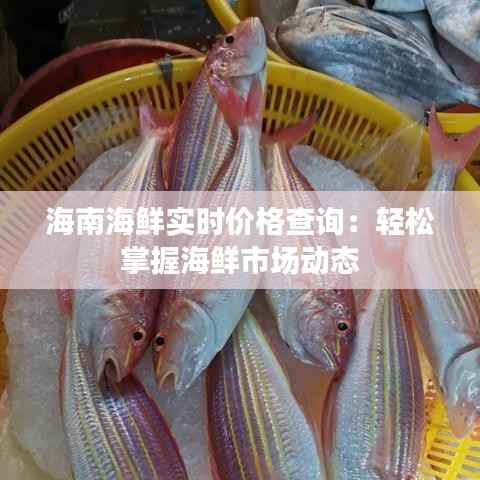 海南海鲜实时价格查询：轻松掌握海鲜市场动态