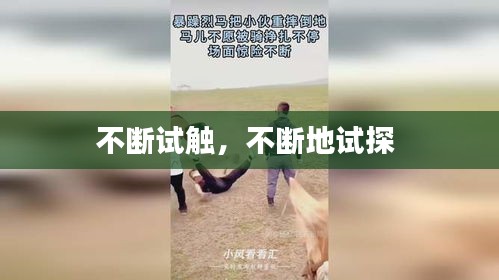 不断试触,不断地试探